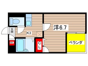 Shine太秦の物件間取画像